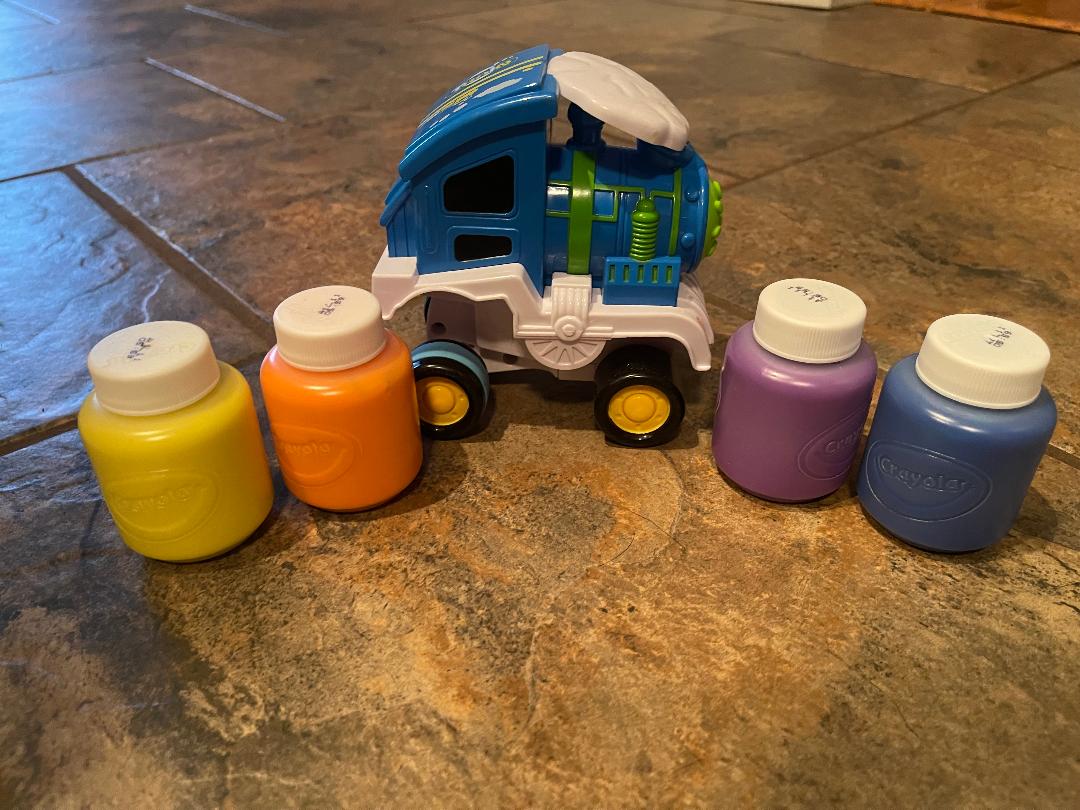 Trucks and Paint in the Shower