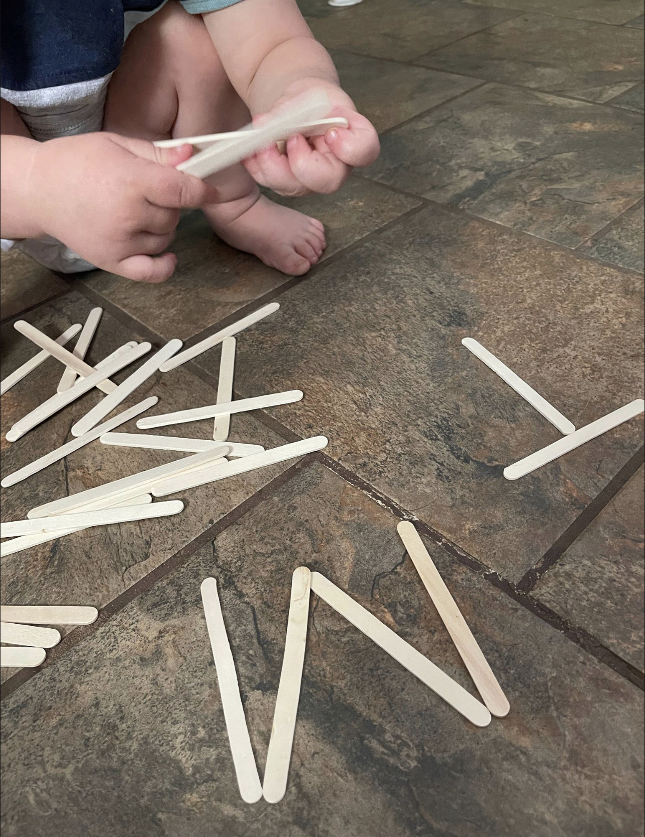 Build with popsicle sticks