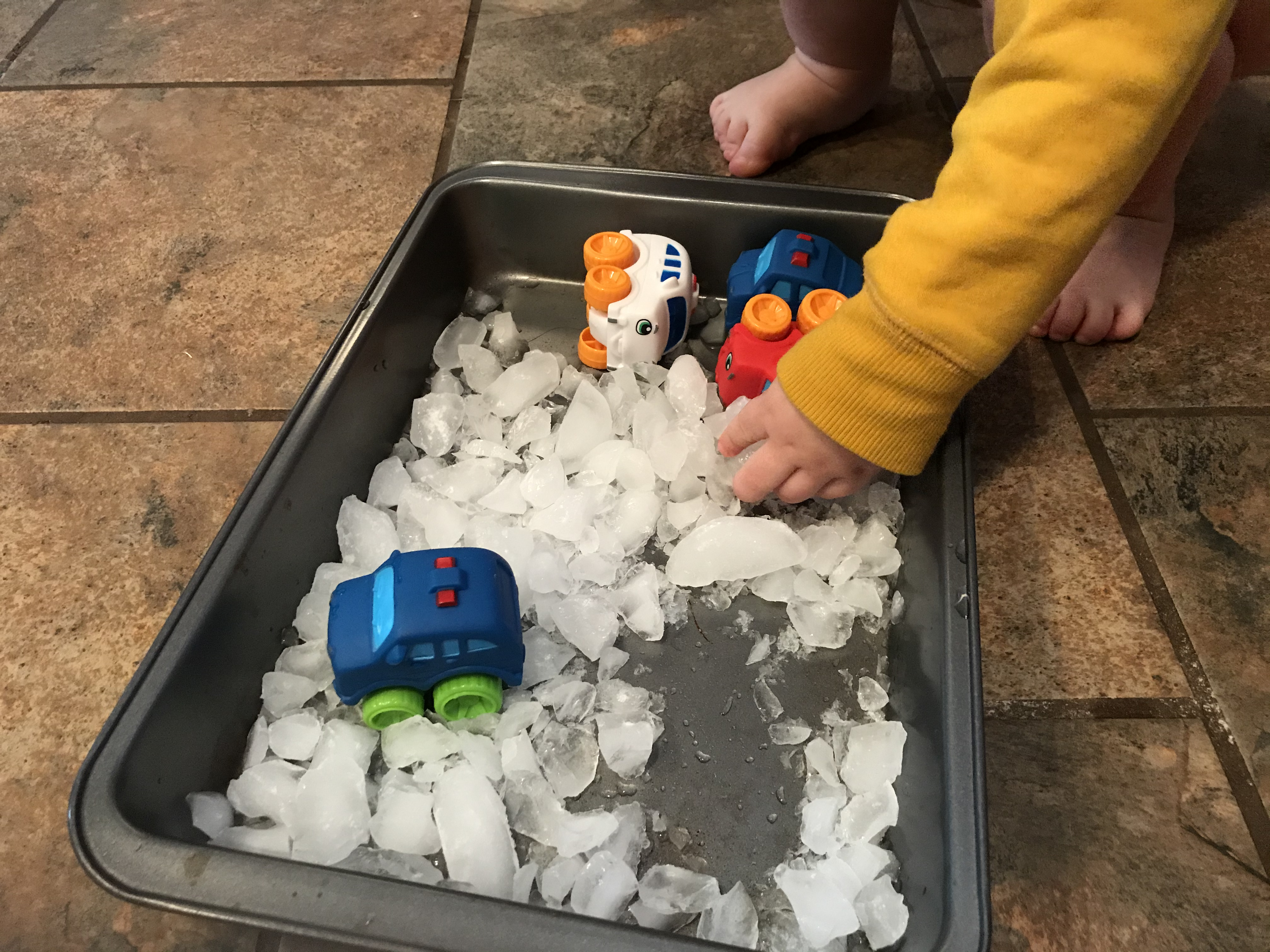 Trucks and Shaving Cream (or ice)