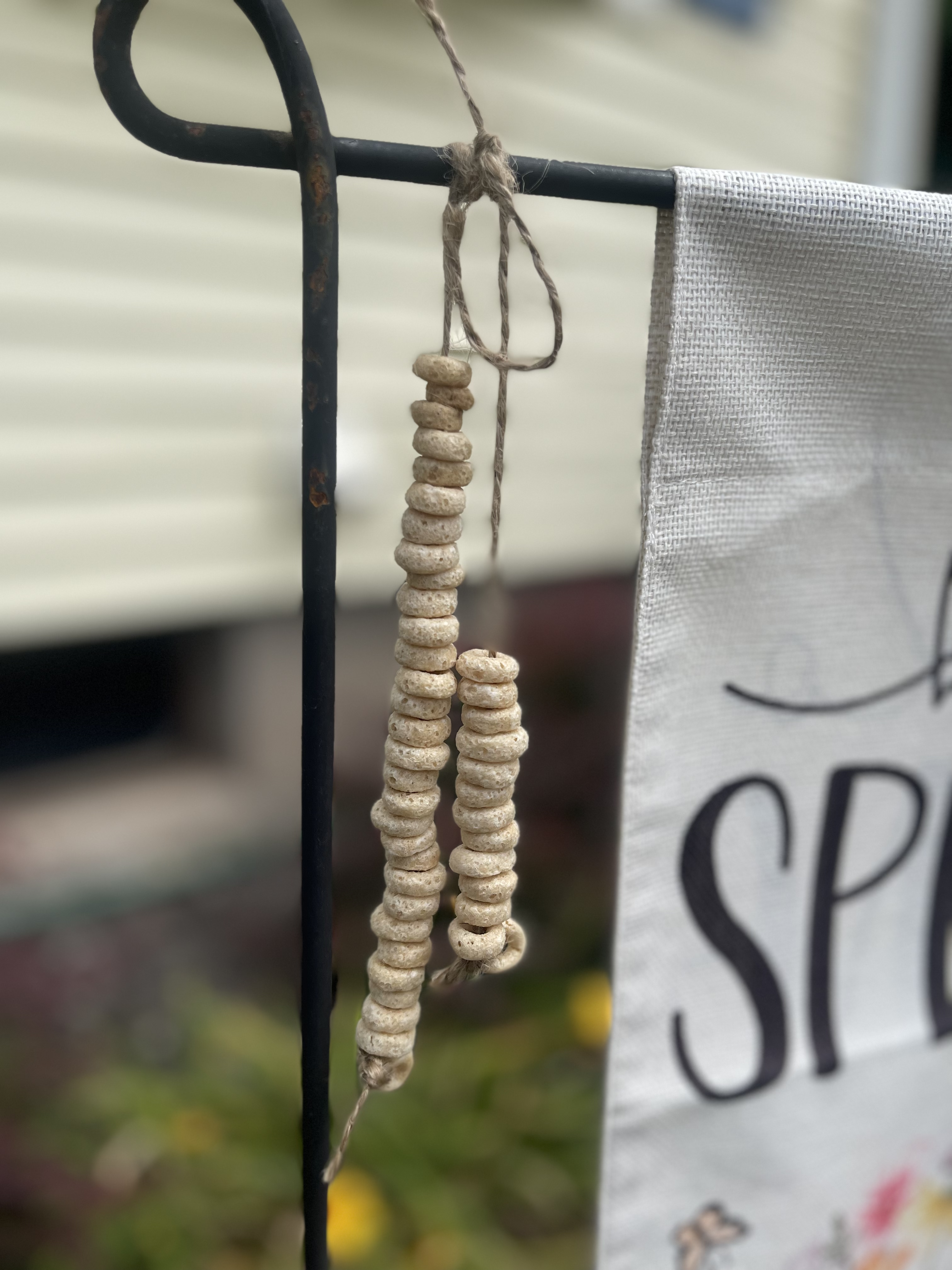 Cheerio String Bird Feeder