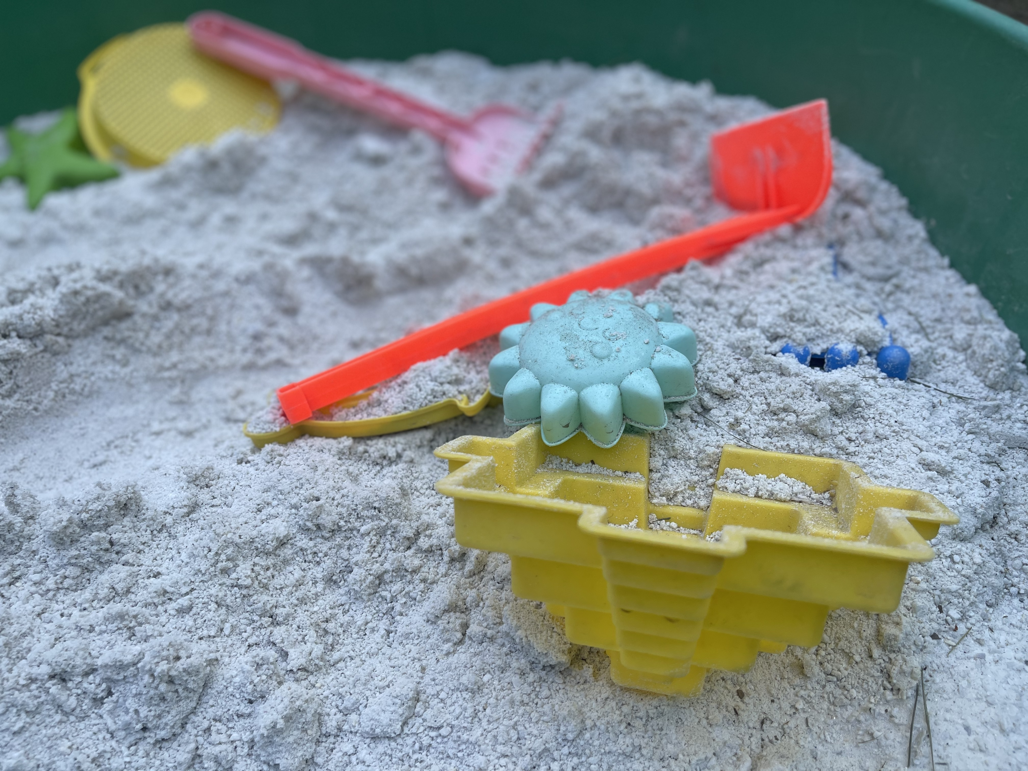 Sand and Beach Toys in Sandbox