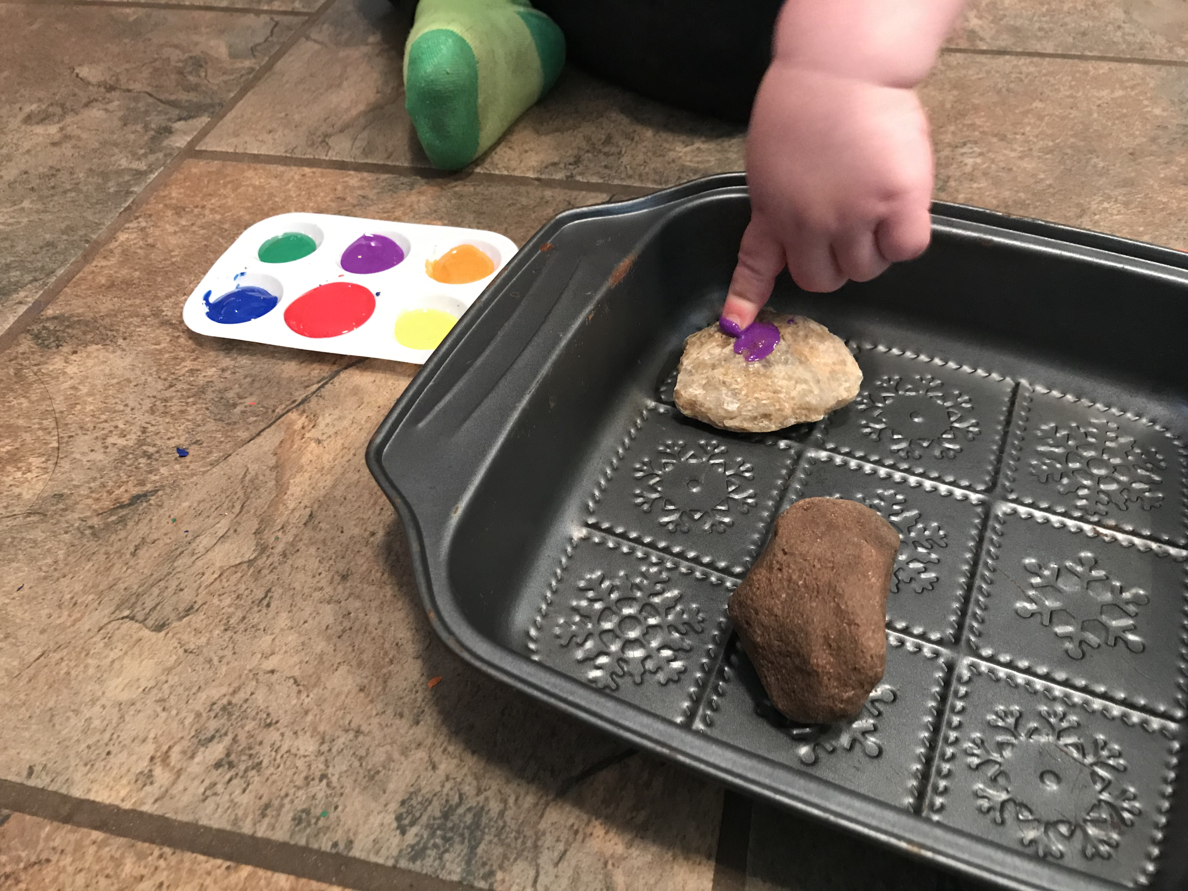 Painting rocks