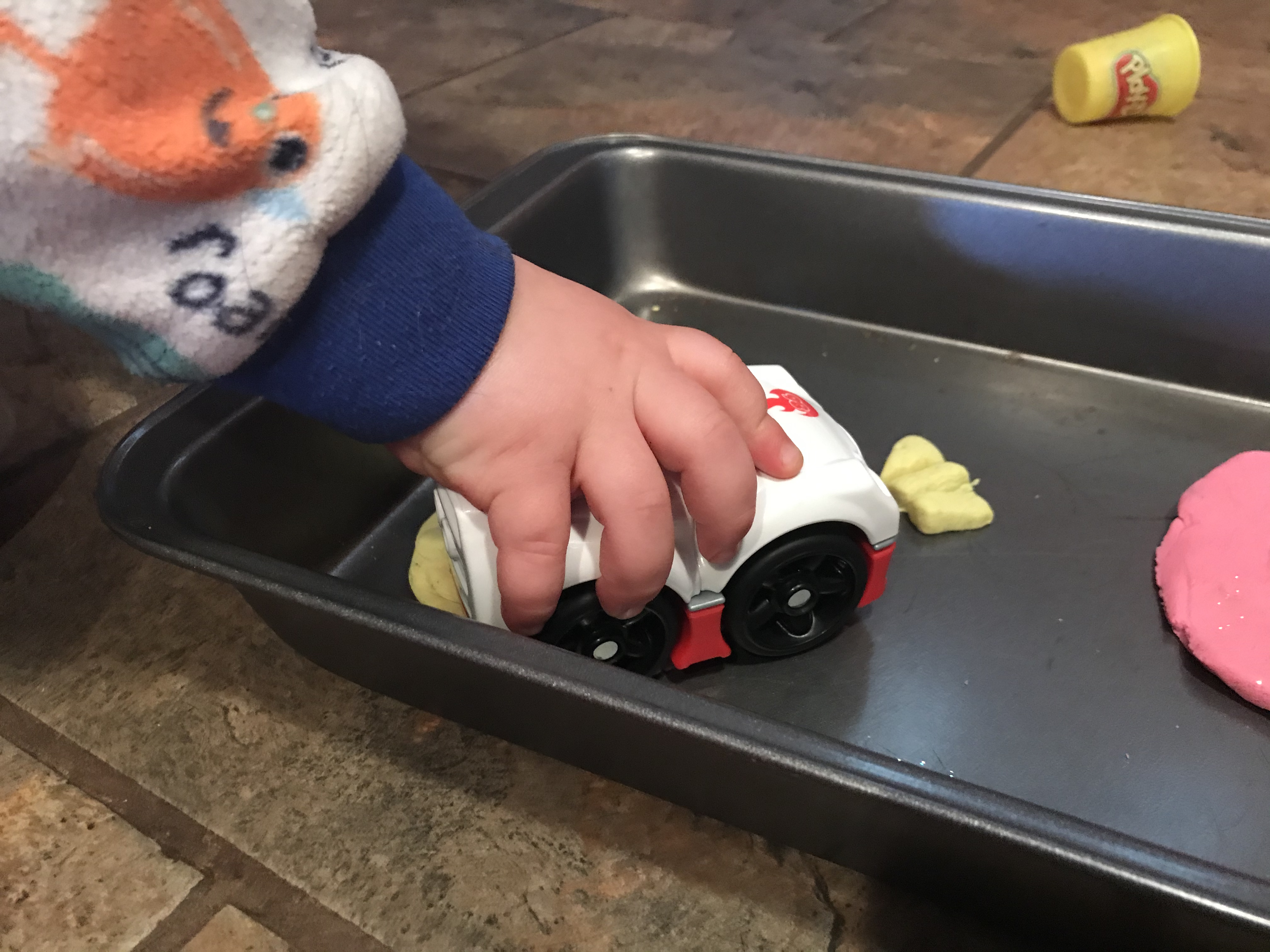 Small Cars and Playdough