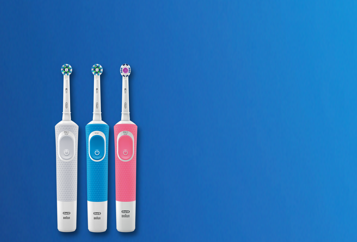 Collection de brosses à dents électriques Oral-B Série Vitality 