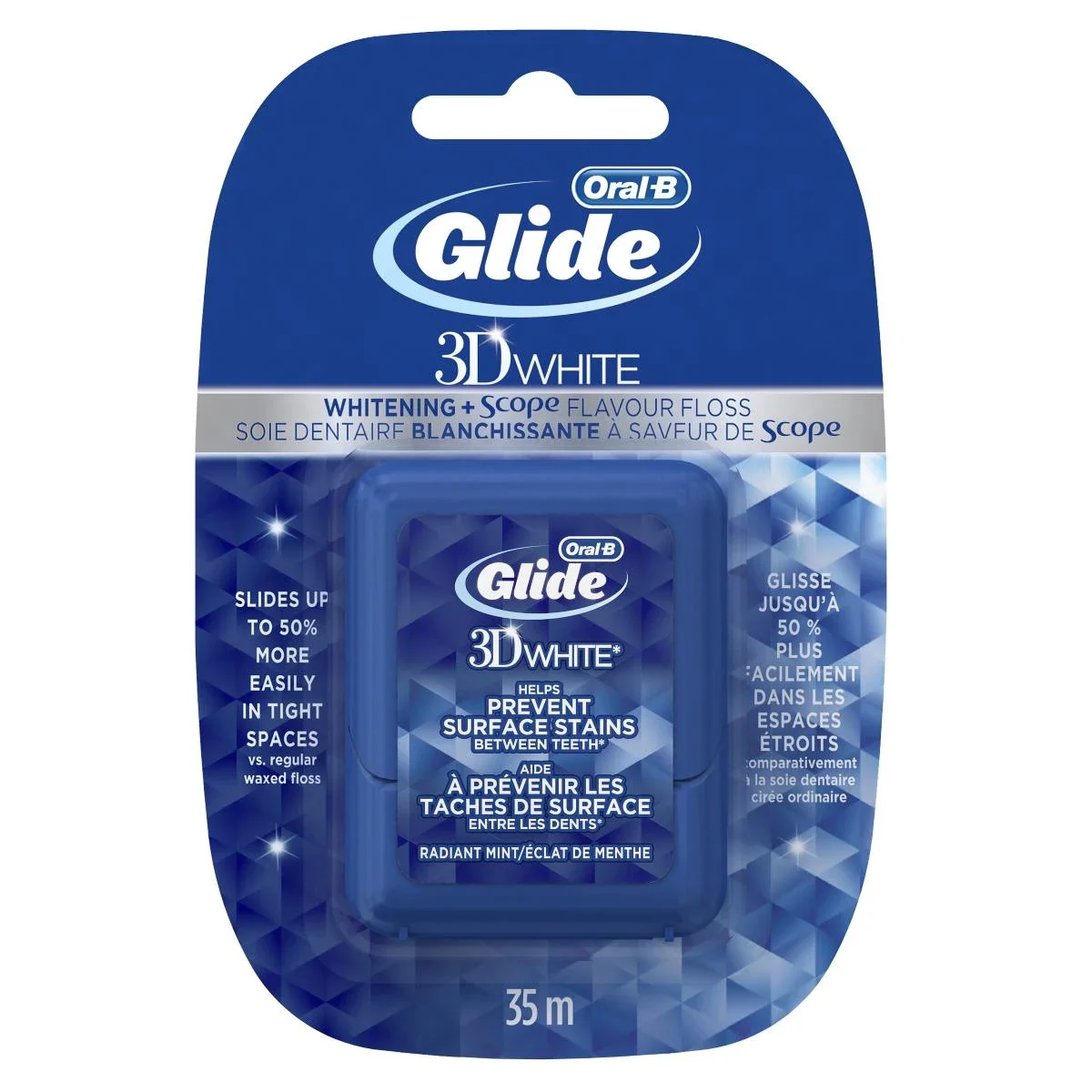 Oral-B Glide 3D White Blanchissante + Scope Soie Dentaire 