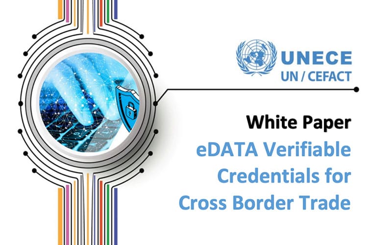 eDATA Verifiable Credentials for Cross Border Trade