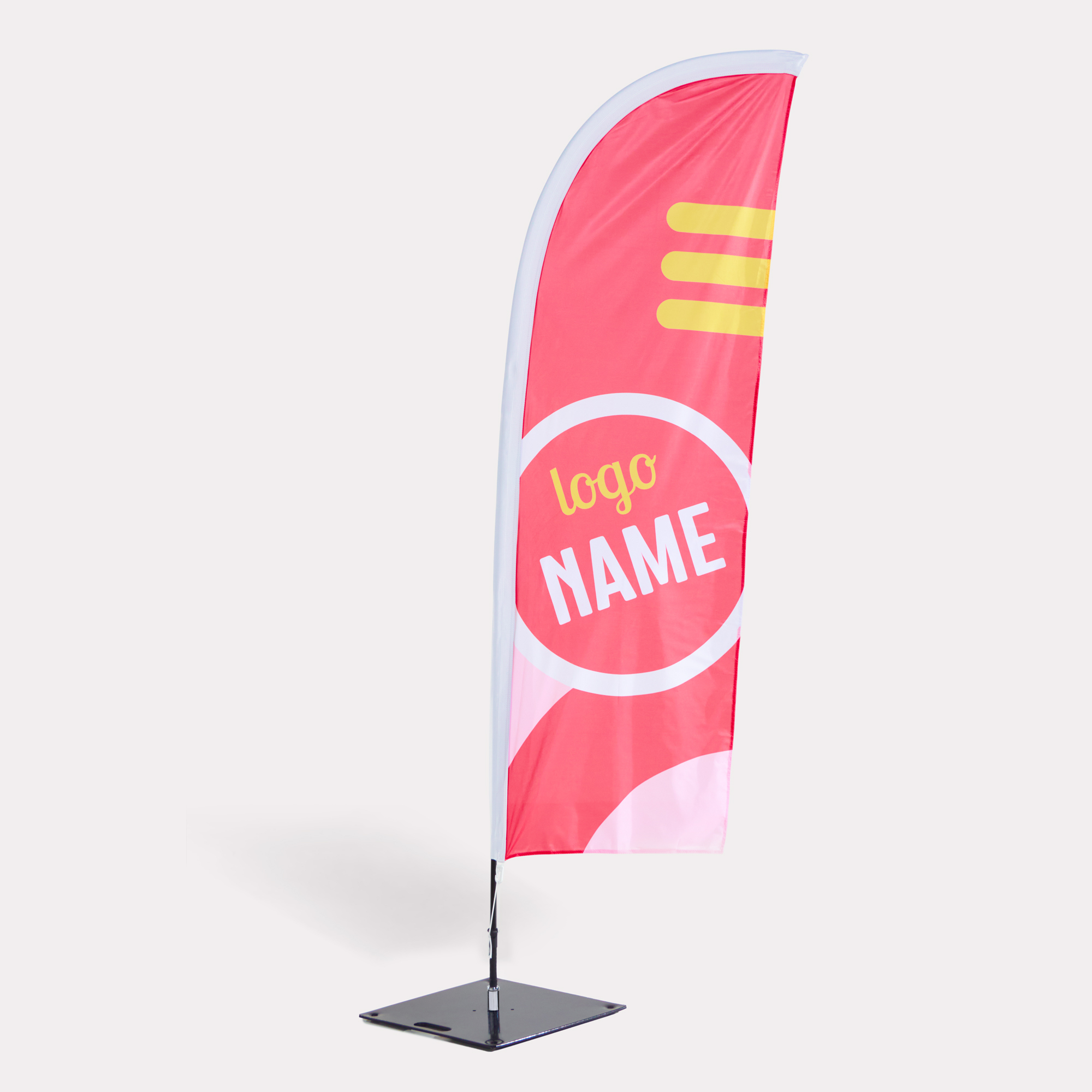 Beach flags imprimés – livraison à Lucé
