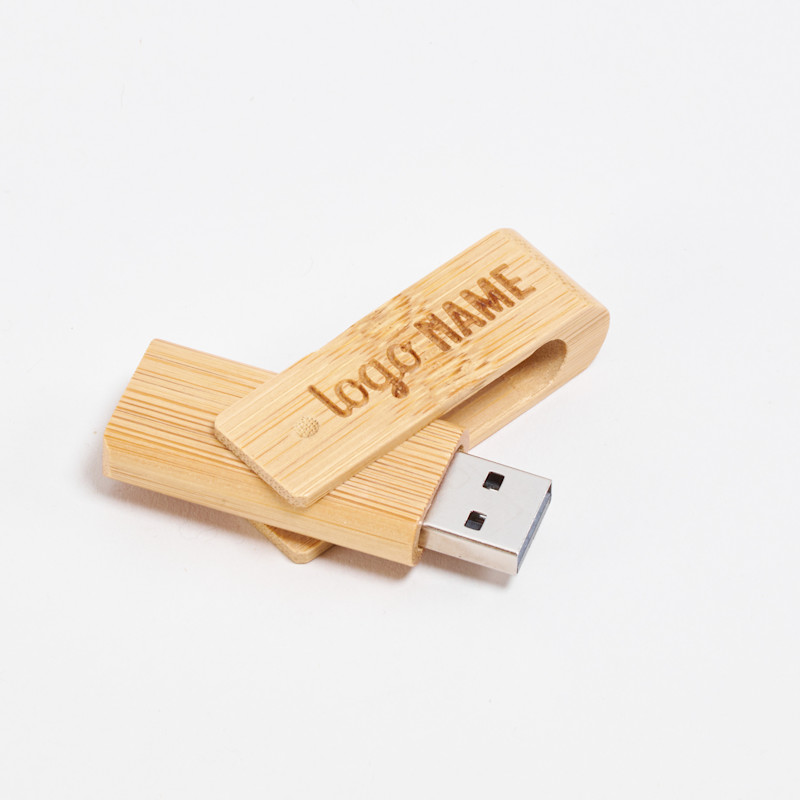 Clé USB en bambou