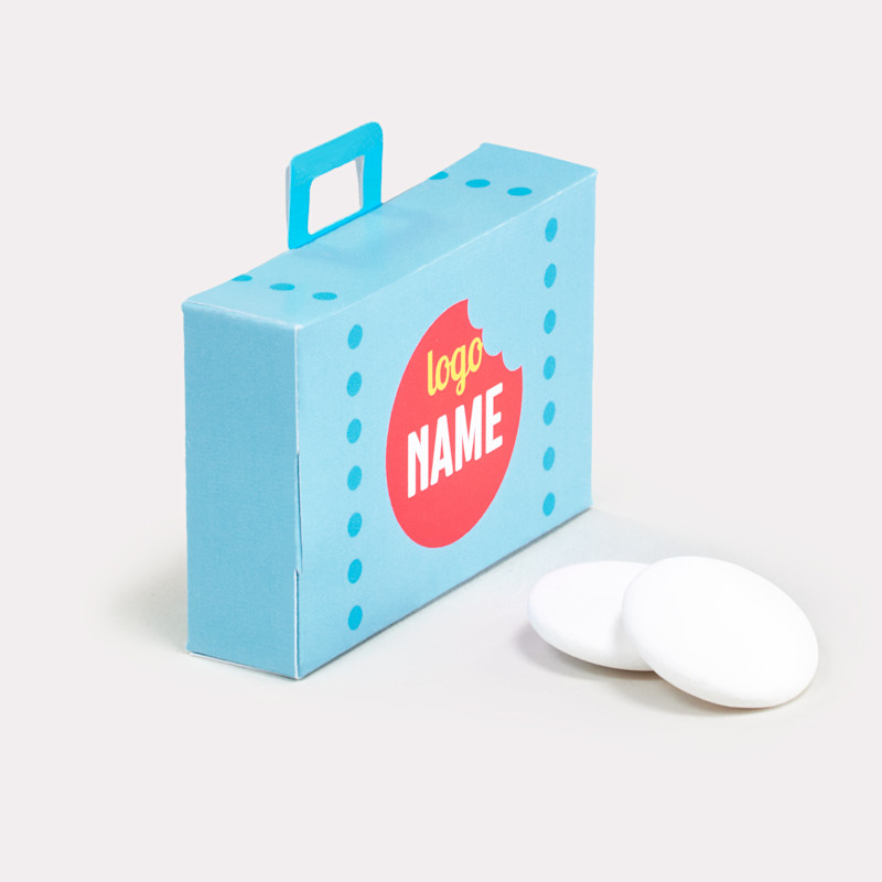 Valises de bonbons à la menthe 