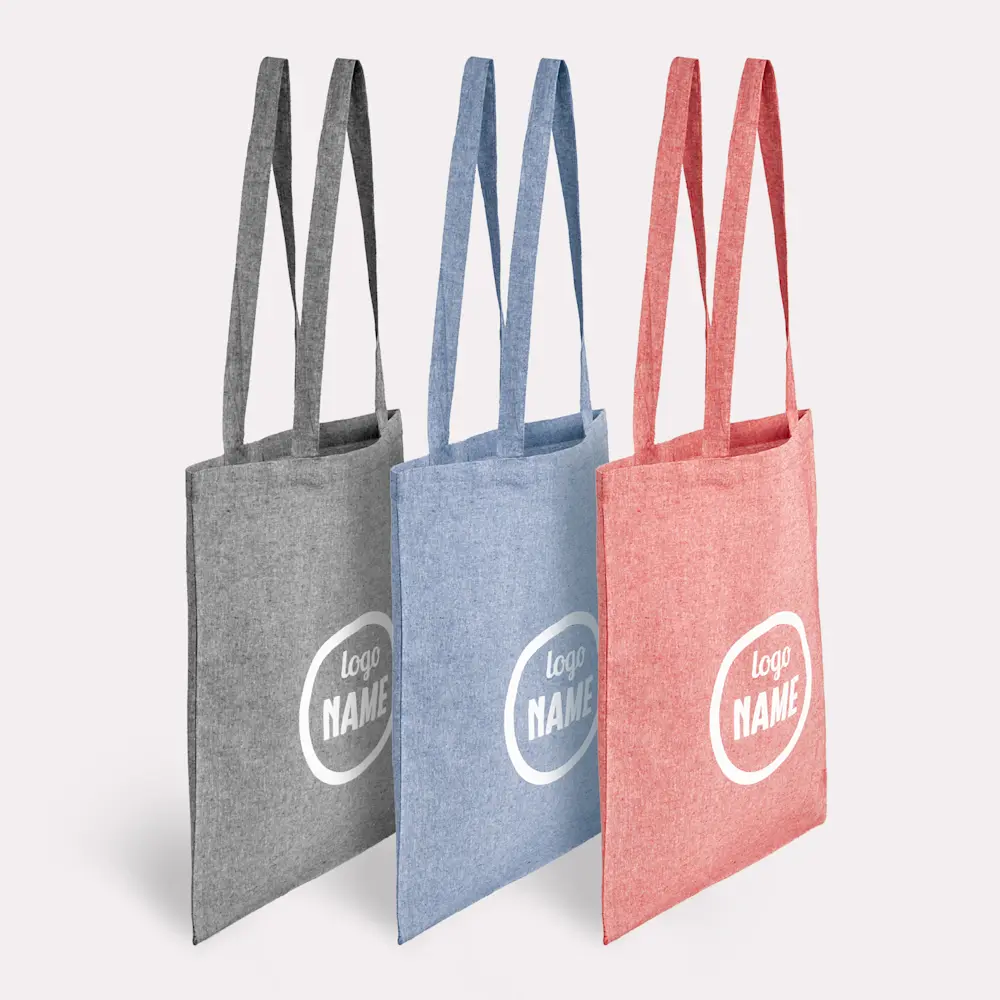 Katoenen tassen gerecycled