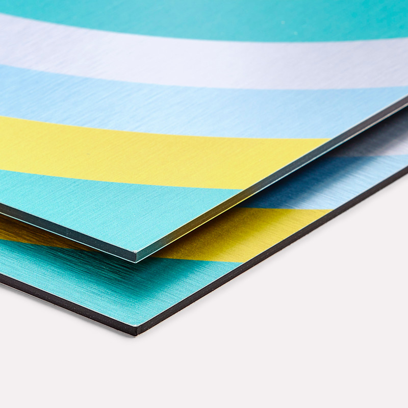 Dibond aluminium brossé