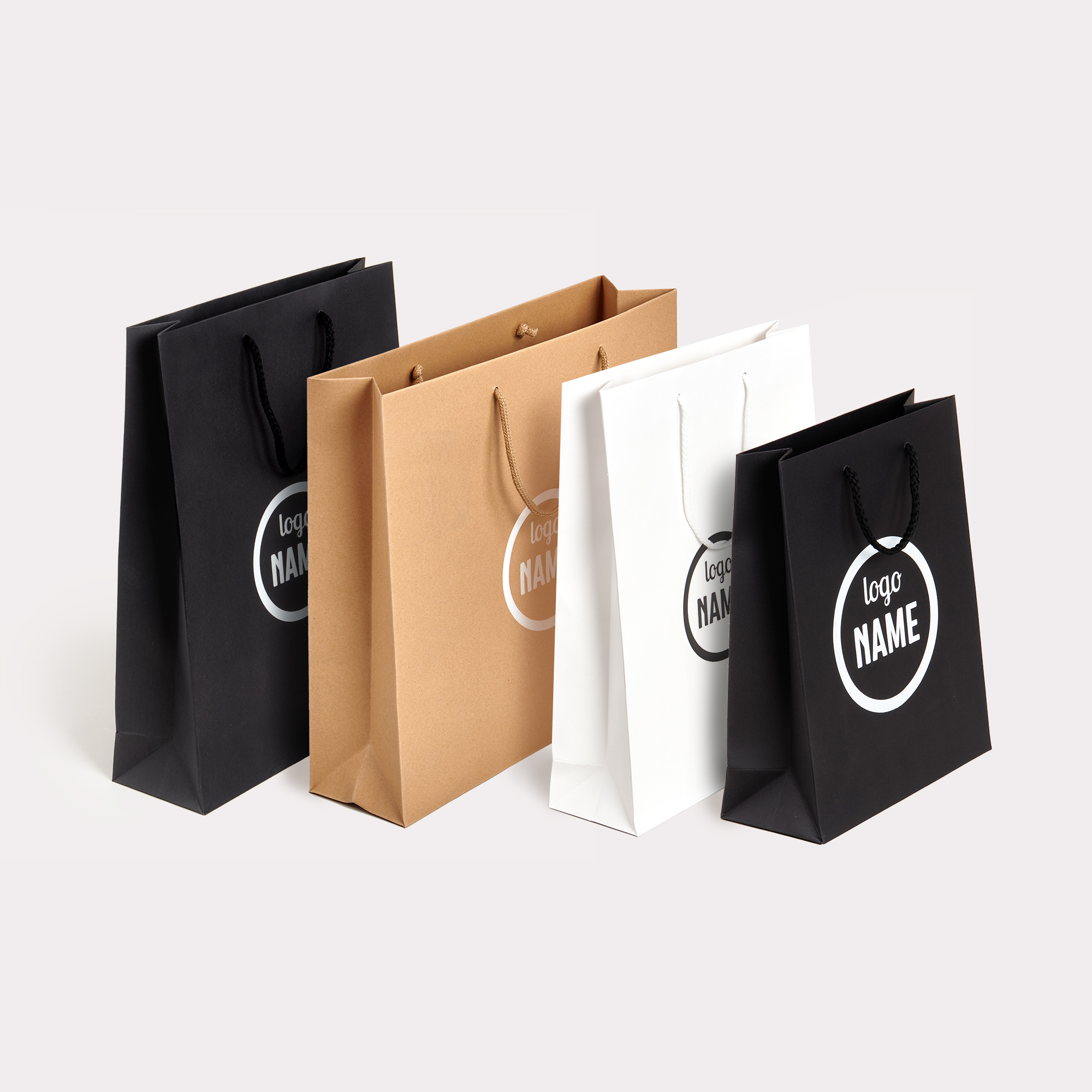Sacs en papier "Luxe" - sérigraphie