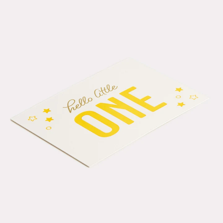 Carte luxe et Letterpress
