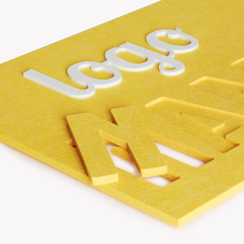 Lettres en feutre PET