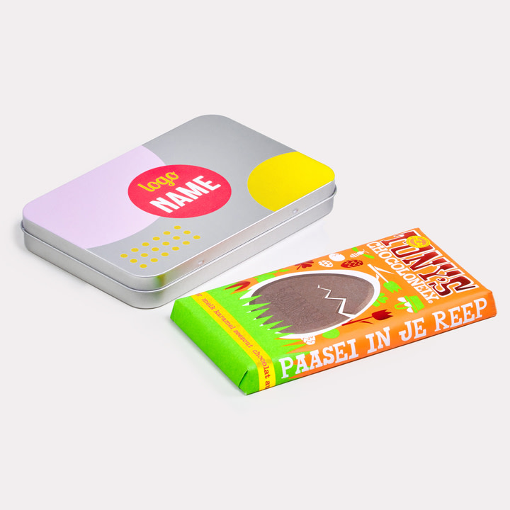 Boîte de chocolat en aluminium