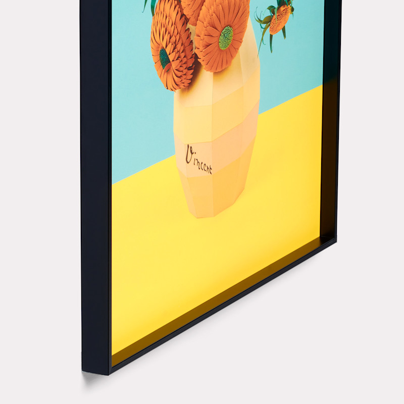 Floating frame for panel