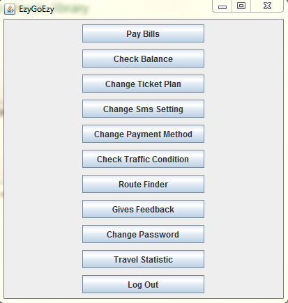 EzyGoEzy menu