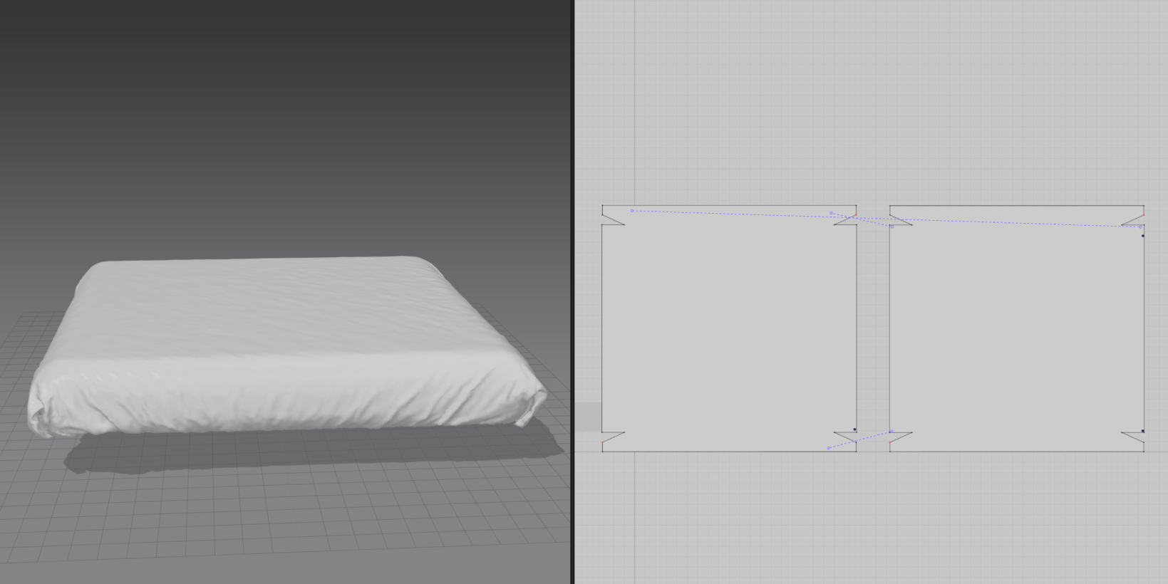 床的模型制作