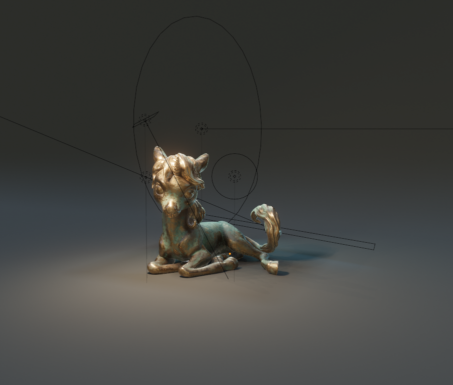 在Blender中做一个小独角兽场景照明设置 - 瑞云渲染