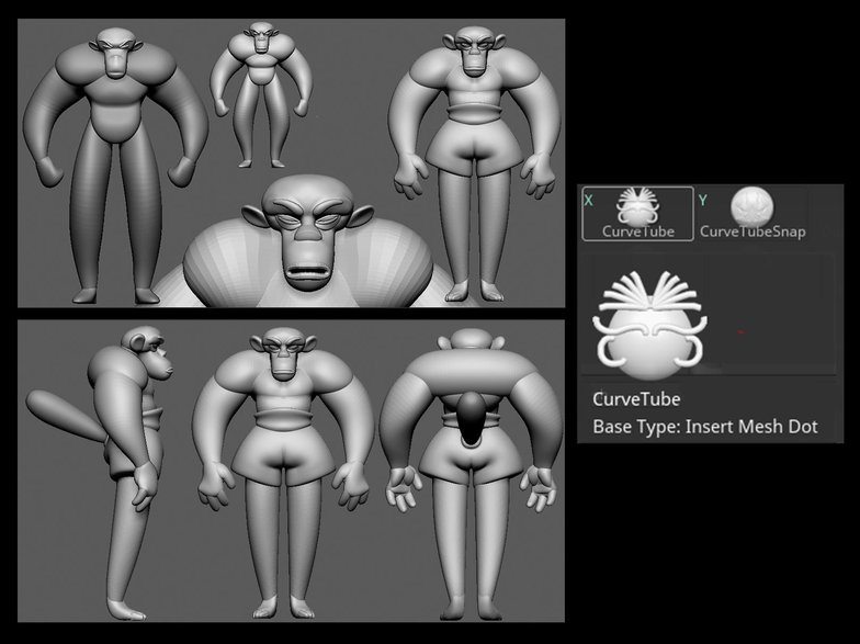 对角色模型进行整理-Renderbus云渲染农场