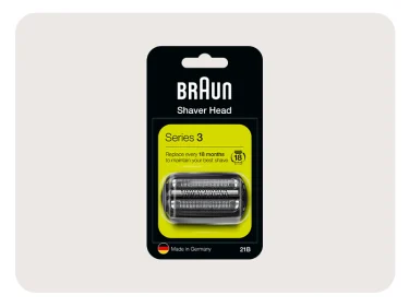 Cassette 21B - Tête De Rechange Pour Rasoir Braun Series 3