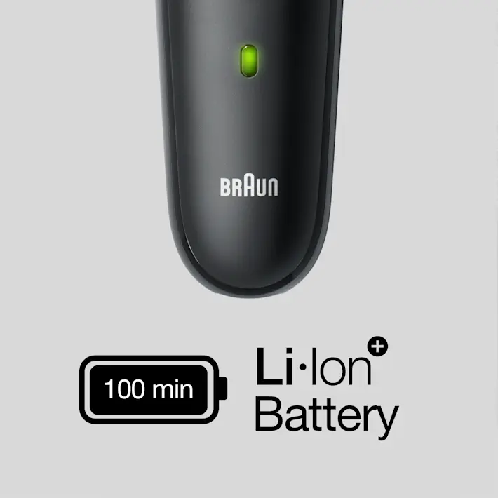 Une batterie Li-Ion longue durée Une batterie Li-Ion longue durée