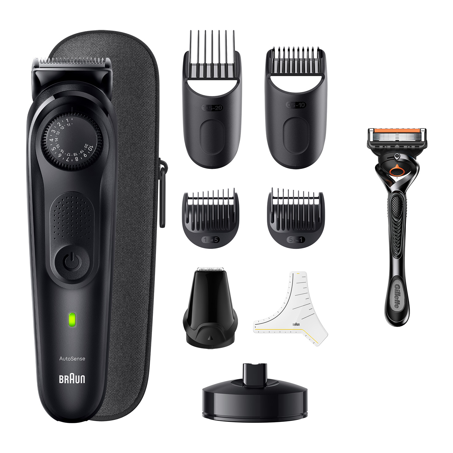 Tondeuse à barbe Braun - Série 7 - BT7440 - Tondeuse avec outils de  coiffure et
