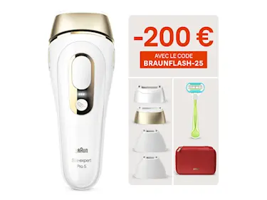 Braun Silk·expert Pro 5 Épilateur à lumière pulsée PL5382