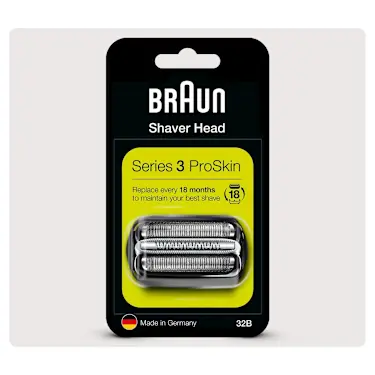 Cassette 32B - Tête De Rechange Pour Rasoir Braun Series 3