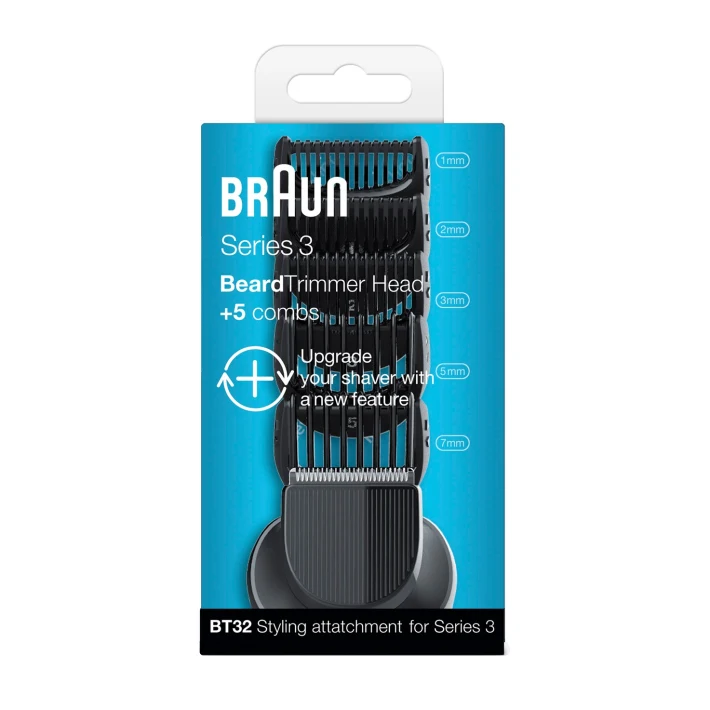 Braun Tête Pour Tondeuse À Barbe + 5 Sabots BT32