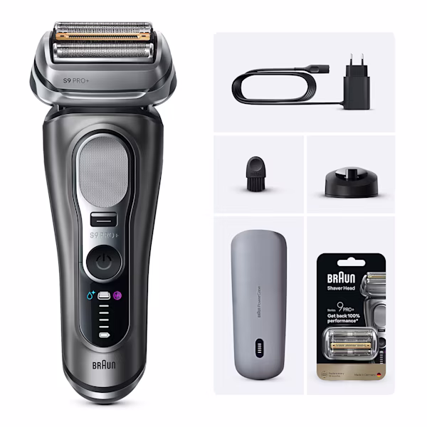 Rasoir Électrique Braun Series 9 PRO+ 9625s Avec Étui de Recharge PowerCase et Base de Recharge. Rasoir Électrique Braun Series 9 PRO+ 9625s Avec Étui de Recharge PowerCase et Base de Recharge.