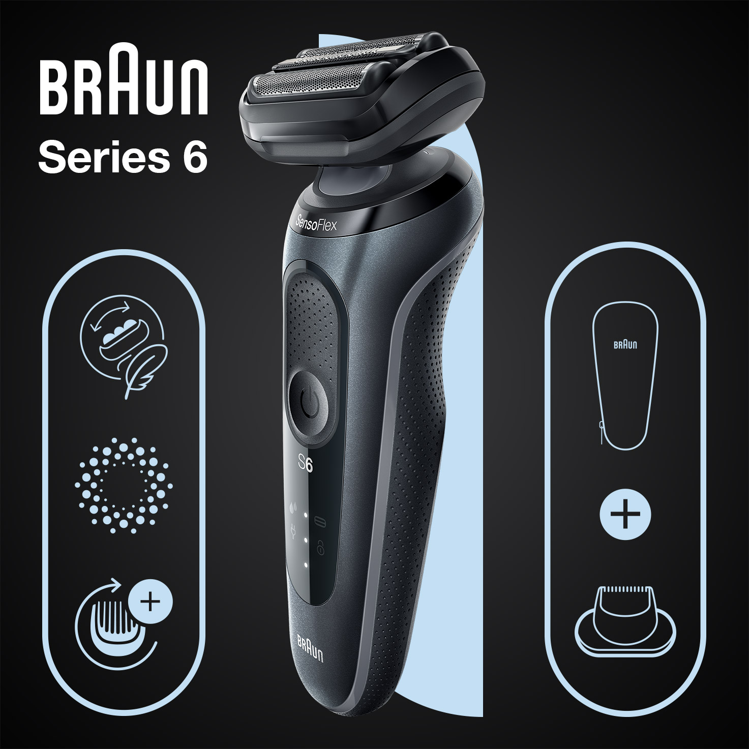 Máquina de Barbear BRAUN - S6/61R1200SRED - Recantü