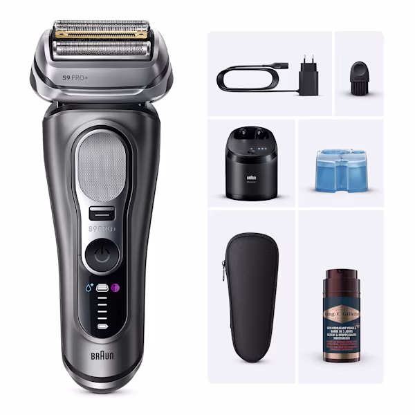 Rasoir Électrique Braun Series 9 PRO+ 9665cce Avec Étui de Voyage et Station SmartCare 6-en-1. Rasoir Électrique Braun Series 9 PRO+ 9665cce Avec Étui de Voyage et Station SmartCare 6-en-1.