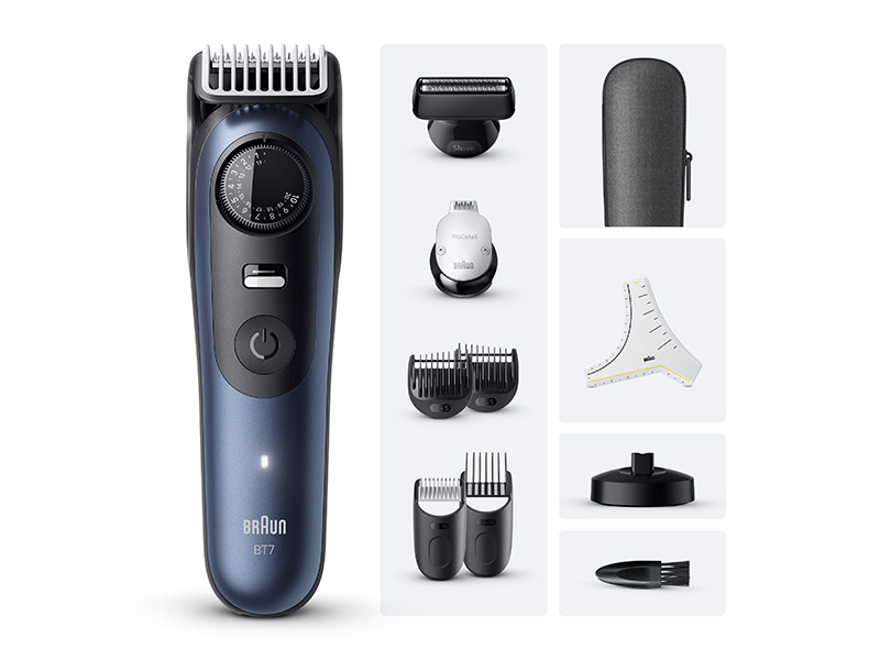 Braun Tondeuse à Barbe Series 7 BT7540 Avec 10 outils de barbier, 40 longueurs, lame ProBlade