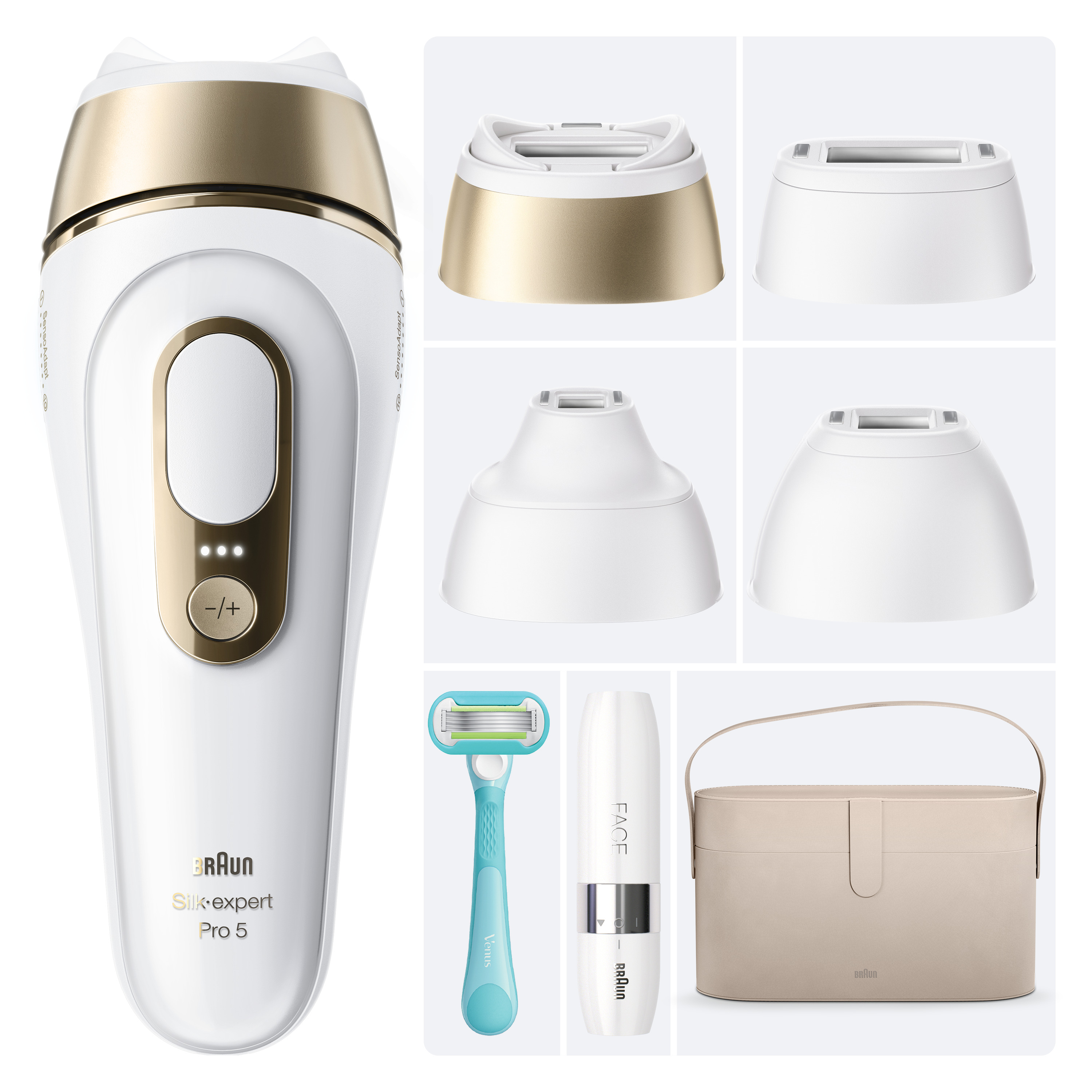 Épilateur Lumière Pulsée Braun Silk·expert Pro 5 - Très Peu Servi, Comme Neuf, Avec 2 Têtes