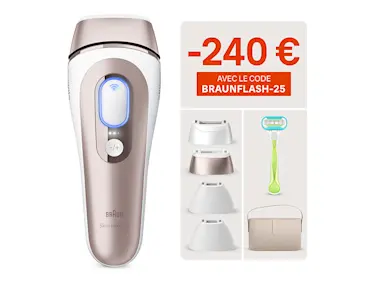 Braun Skin i·expert Épilateur à lumière pulsée intelligent PL7387