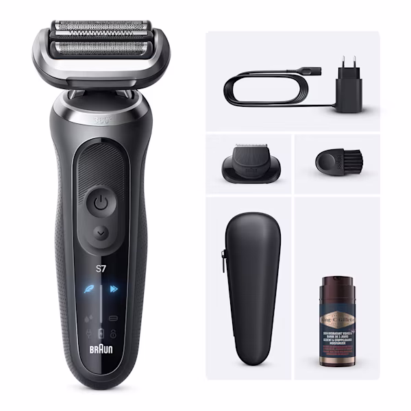 Image du coffret rasoir Series 7 G1200s avec accessoire tondeuse de précision. Image du coffret rasoir Series 7 G1200s avec accessoire tondeuse de précision.