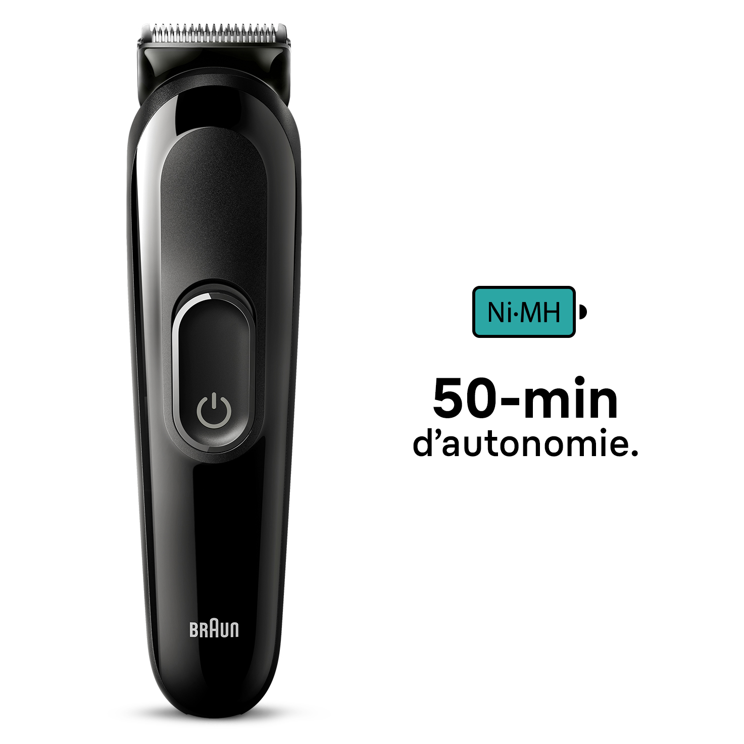Tondeuse Tout-en-un Series 3 6-en-1 MGK3420 pour barbe, cheveux. Avec 50  minutes d'autonomie, vert