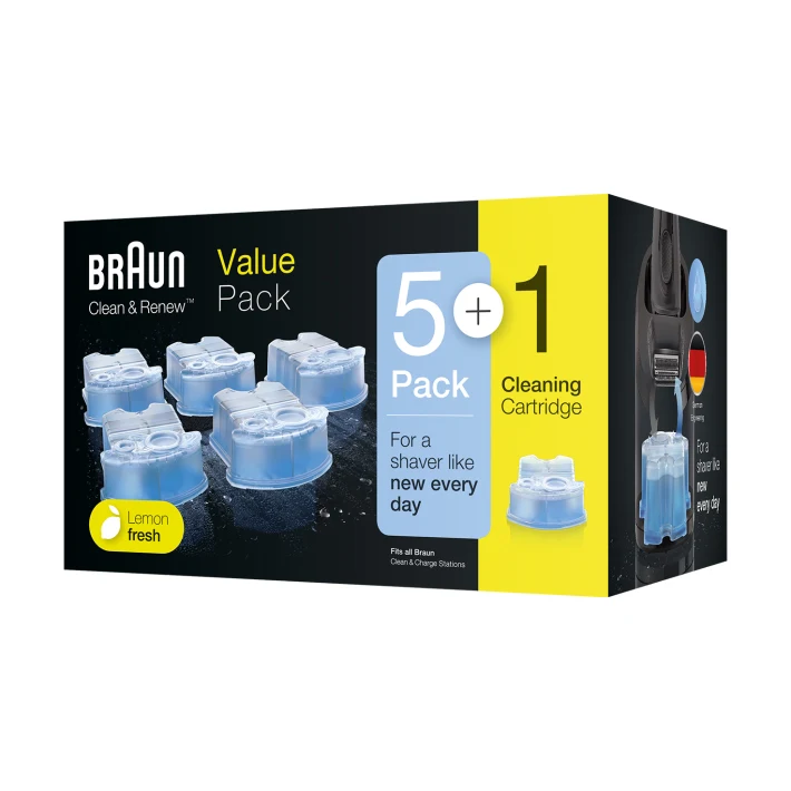 Braun Clean & Renew refill cartridges  CCR - 5+1 Pack