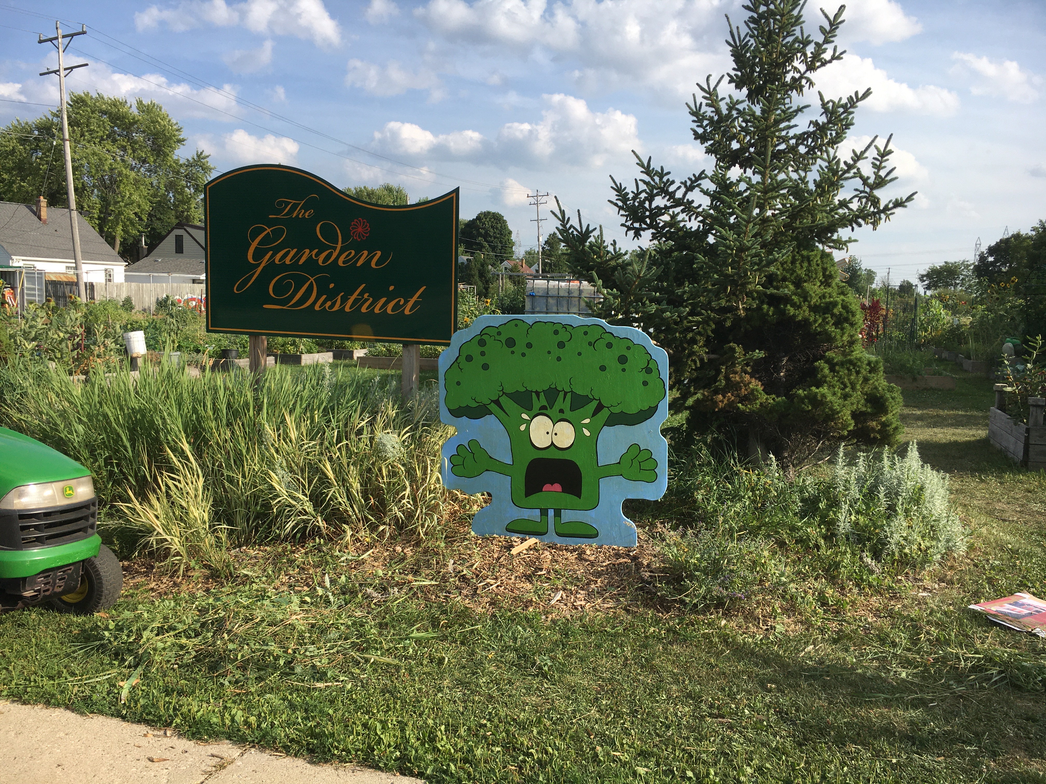 Vegetable Artwork Placed in the Gardens 