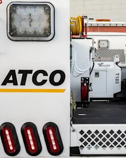 Close-up of Twister compressor unit