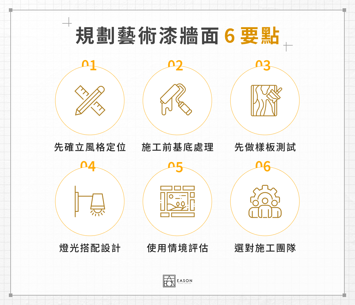 規劃藝術漆牆面 6 要點