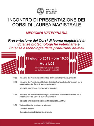 Presentazione corsi di Laurea 