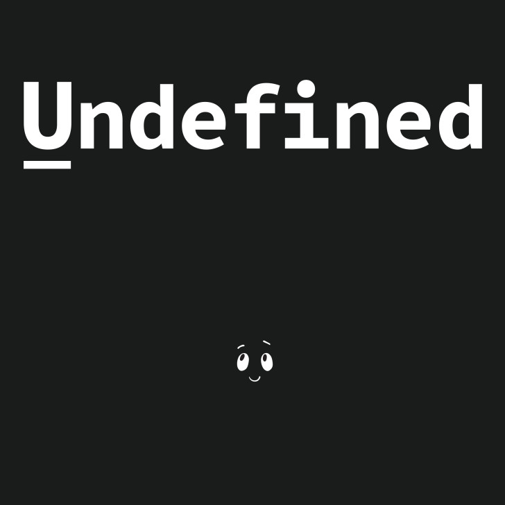 Undefined means something that doesn't have a value (yet!)