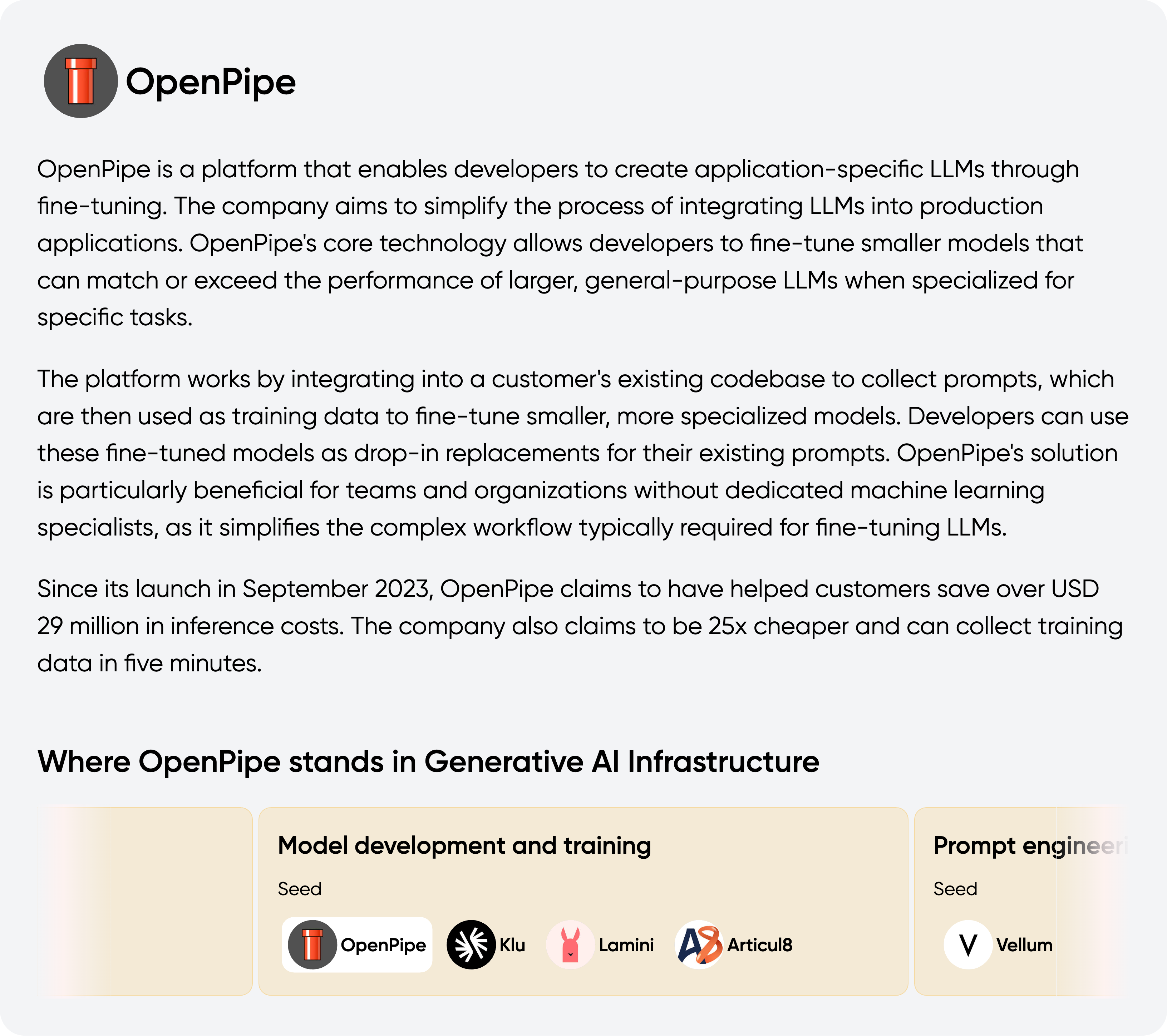 openpipe- profile