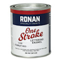 Ronan One Stroke Lettering Enamel - Scarlet Red, Pint