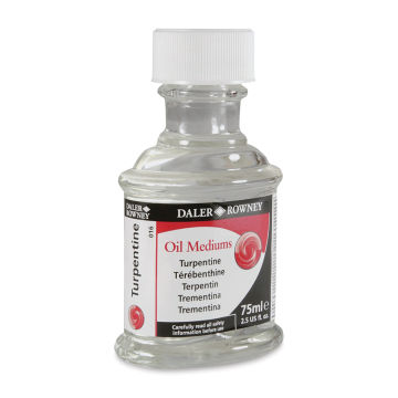 Daler-Rowney Turpentine - Angled view of 75 ml bottle