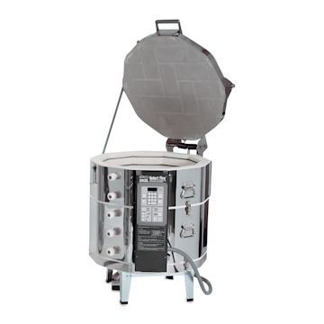 Open in modal - Excel 22" Deep Single Phase Kiln with EZ Lift - EX-257SF, 240V, 1P, 36"H x 35"W x 28 1/2"D