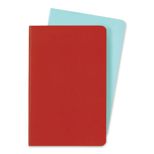 Moleskine Volant Journals - Pocket, Blank, Coral Aquamarine, Pkg of 2 (one of each color)