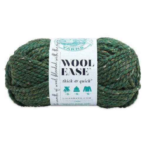 Lion Brand Wool Ease Thick & Quick Yarn - Kale